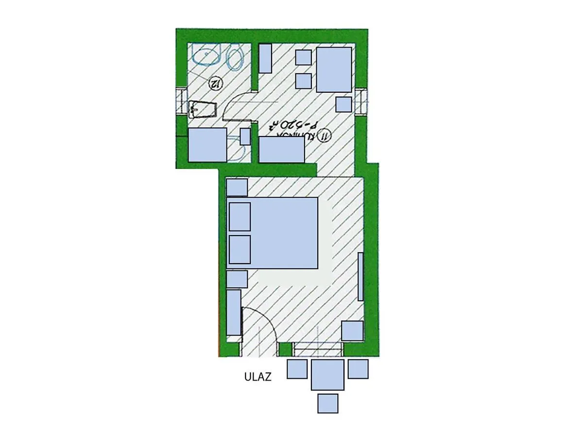 Studio Apartment Blue Window Biograd Na Moru Chorwacja